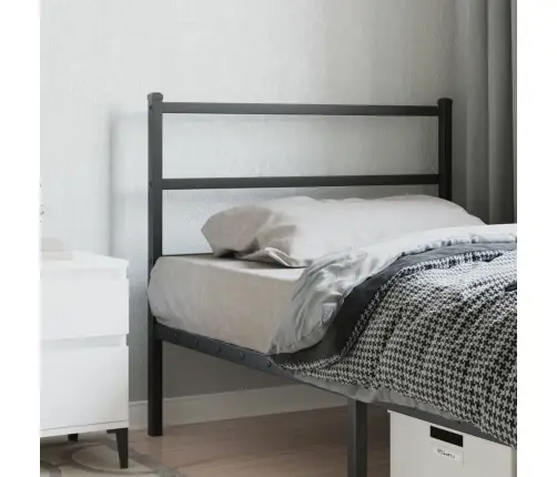 Gultas Galvgalis, Metāls, Melns, 107 Cm Vidaxl
