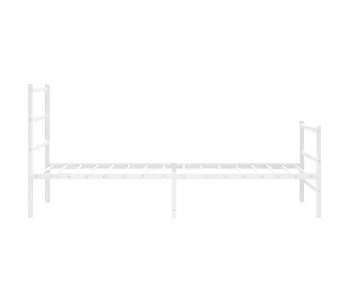 Lovos Rėmas Su Galvūgaliu/Kojūgaliu, Baltas, 100X200cm Metalas