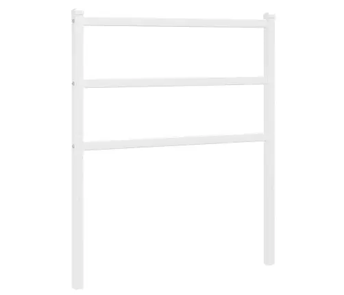Gultas Galvgalis, Metāls, Balts, 80 Cm Vidaxl
