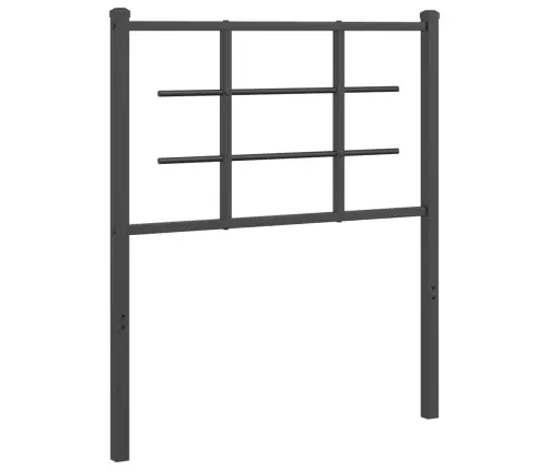 Gultas Galvgalis, Metāls, Melns, 75 Cm Vidaxl