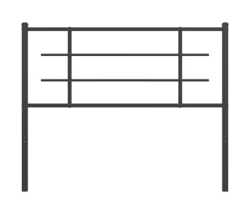 Metallist Voodipeats, Must, 107 Cm