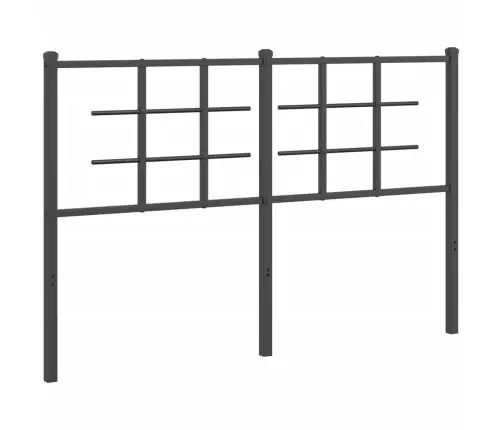 Gultas Galvgalis, Metāls, Melns, 140 Cm Vidaxl