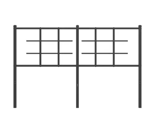 Gultas Galvgalis, Metāls, Melns, 140 Cm Vidaxl