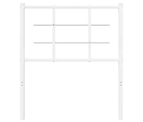 Gultas Galvgalis, Balts, Metāls, 75 Cm Vidaxl