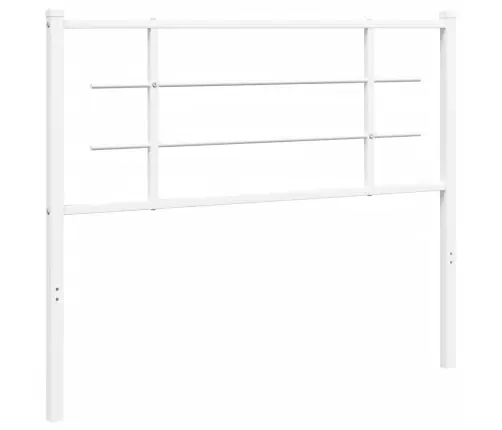 Metallist Voodipeats, Valge, 107 Cm Metallist Voodipeats, Valge, 107 Cm