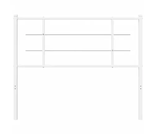 Metallist Voodipeats, Valge, 107 Cm Metallist Voodipeats, Valge, 107 Cm