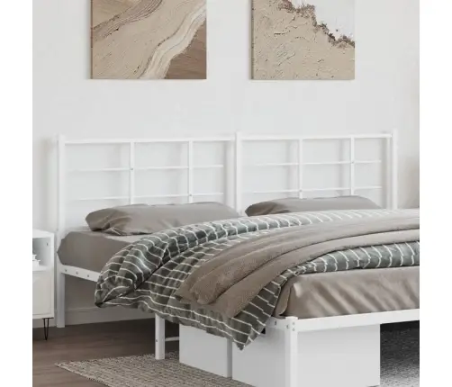 Gultas Galvgalis, Balts, 200 Cm Vidaxl