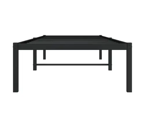 Metallist Voodiraam, Must, 75 X 190 Cm