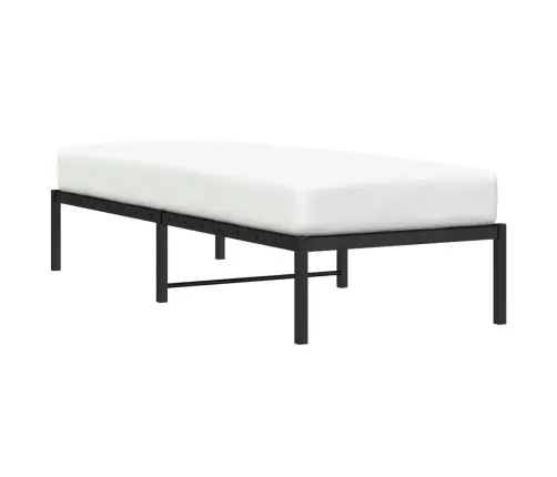 Metallist Voodiraam, Must, 80X200 Cm