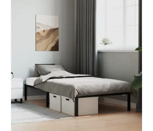 Metallist Voodiraam, Must, 100X200 Cm