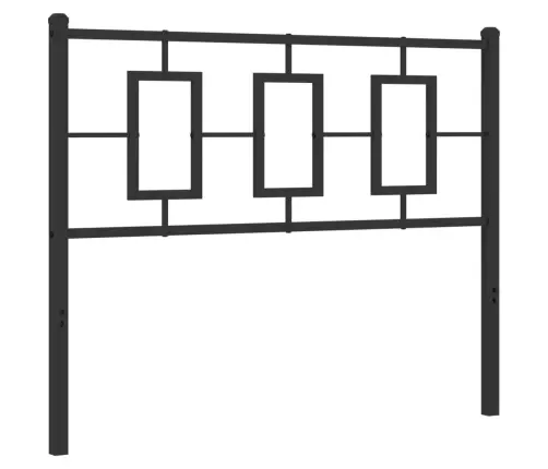 Gultas Galvgalis, Metāls, Melns, 107 Cm Vidaxl