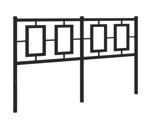Gultas Galvgalis, Metāls, Melns, 140 Cm Vidaxl