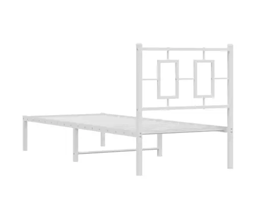 Lovos Rėmas Be Čiužinio, Baltas, 75X190cm Metalas