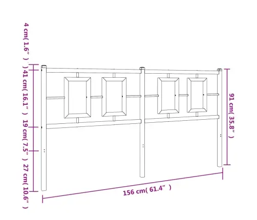 Gultas Galvgalis, Balts, 150 Cm Vidaxl Gultas Galvgalis, Balts, 150 Cm Vidaxl