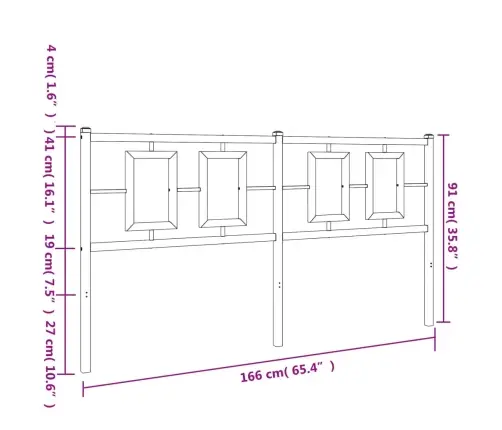 Gultas Galvgalis, Balts, 160 Cm Vidaxl