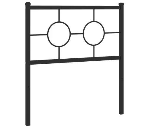 Gultas Galvgalis, Metāls, Melns, 80 Cm Vidaxl Gultas Galvgalis, Metāls, Melns, 80 Cm Vidaxl