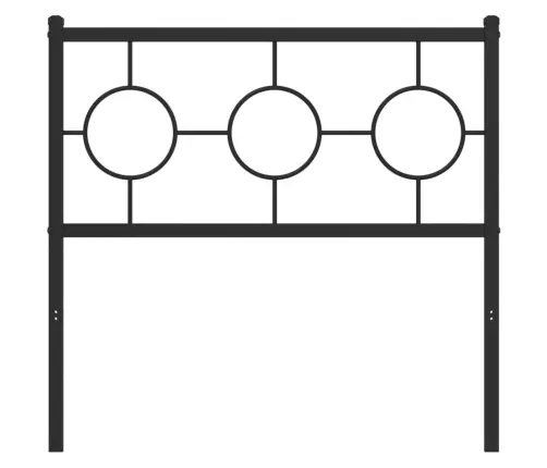 Metalinis Galvūgalis, Juodos Spalvos, 90Cm