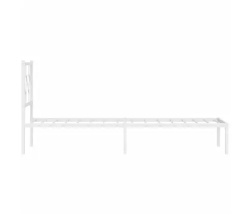Lovos Rėmas Be Čiužinio, Baltas, 75X190cm Metalas