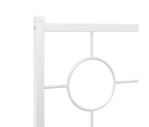 Lovos Rėmas Be Čiužinio, Baltas, 75X190cm Metalas
