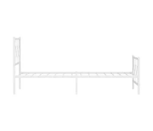 Lovos Rėmas Su Galvūgaliu/Kojūgaliu, Baltas, 90X190cm Metalas