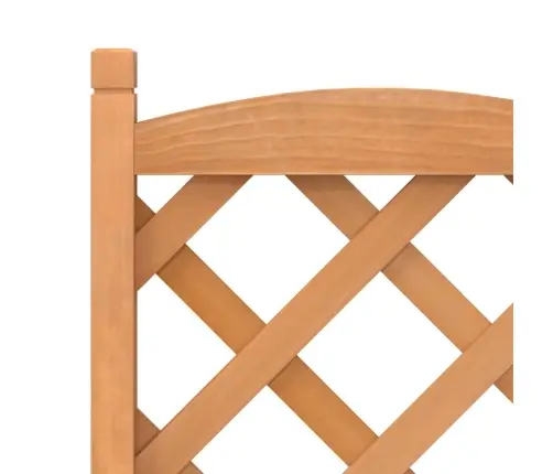 Puķu Kaste Ar Špaleru, Brūna, Egles Masīvkoks Vidaxl