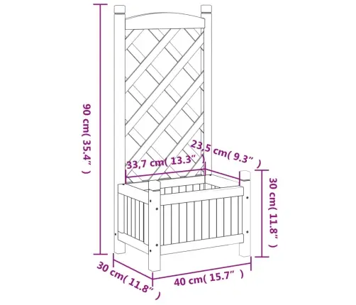 Puķu Kaste Ar Špaleru, Melna, Egles Masīvkoks Vidaxl