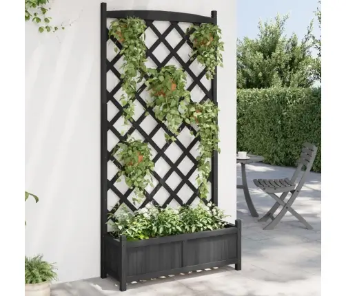 Võrega Taimekast, Must, Nulupuit