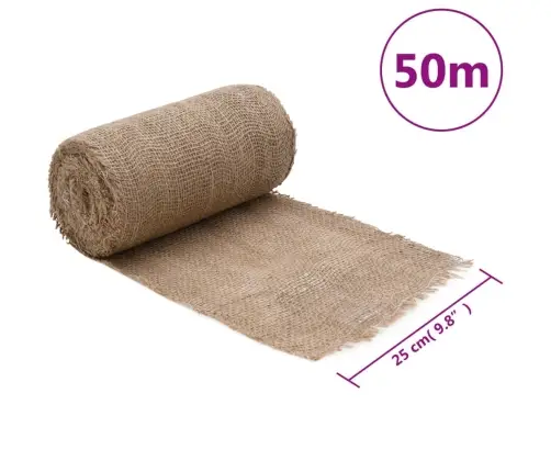 Džiuto Ritinys, 0,25X50M, 100% Džiutas, 200 G/M²