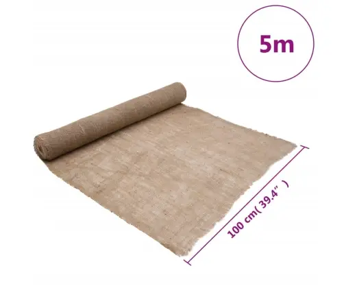 Džiuto Ritinys 1 X 5 M, 100 % Džiutas, 200 G/M²