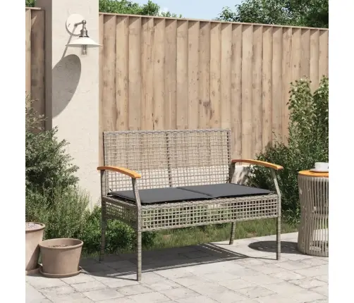 Dārza Sols Ar Matraci, Pelēka Pe Rotangpalma, Akācijas Koks Vidaxl