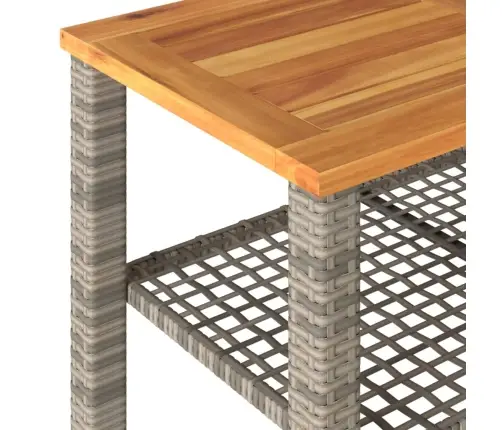 4-Daļīgs Dārza Atpūtas Mēbeļu Komplekts, Pelēka Pe Rotangpalma Vidaxl