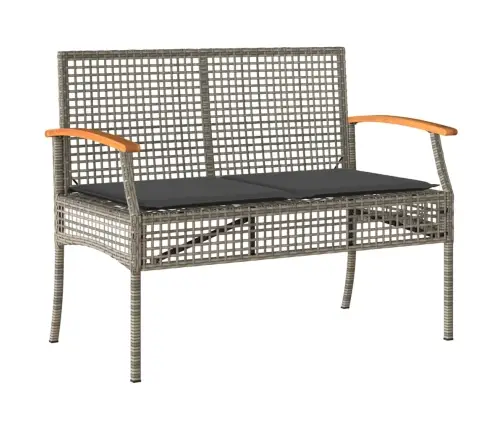 4-Daļīgs Dārza Atpūtas Mēbeļu Komplekts, Pelēka Pe Rotangpalma Vidaxl