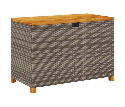 Dārza Uzglabāšanas Kaste, Pelēka, 110X55X63 Cm, Pe Rotangpalma Vidaxl