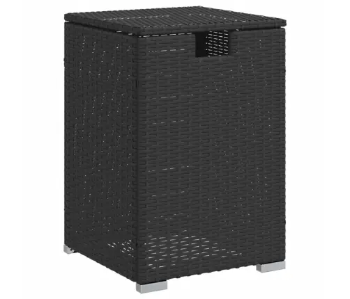 Gāzes Balona Pārsegs, Melns, 40X40X60 Cm, Pe Rotangpalma Vidaxl