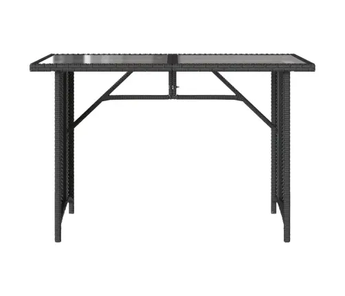 2-Osaline Aiamööbli Komplekt Patjadega, Must, Polürotang