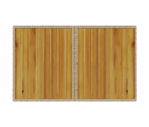 2-Daļīgs Dārza Mēbeļu Komplekts, Matrači, Bēša Pe Rotangpalma Vidaxl