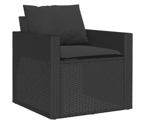 4-Daļīgs Dārza Dīvāna Komplekts Ar Matračiem, Pe Rotangpalma Vidaxl