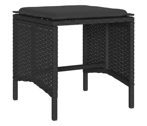 4-Daļīgs Dārza Dīvāna Komplekts Ar Matračiem, Pe Rotangpalma Vidaxl