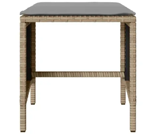 4-Osaline Aiadiivani Komplekt Patjadega, Beež, Polürotang