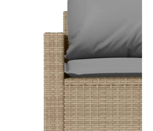 4-Osaline Aiadiivani Komplekt Patjadega, Beež, Polürotang