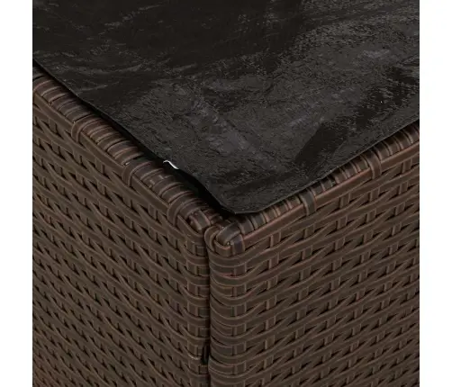 Āra Uzglabāšanas Kaste Brūna Un Krēmkrāsas Rotangpalma Vidēja Vidaxl