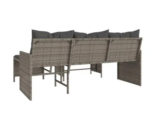 L-Kujuline Aiadiivan Koos Laua Ja Patjadega, Hall, Polürotang