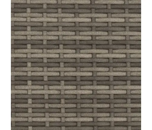 Divvietīgs Dārza Dīvāns Ar Jumtiņu Un Krēsliem, Pelēks, Pe Vidaxl