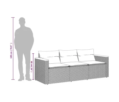 3-Kohaline Aiadiivan Koos Patjadega, Must, Polürotang