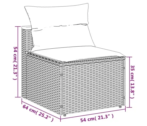 Dārza Dīvāni Bez Roku Baltiem, Matrači, 2Gb., Pelēka Pe Pinums Vidaxl