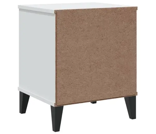 Naktsskapītis Viken, Balts, Inženierijas Koks Vidaxl