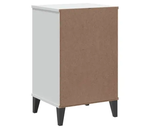 Naktsskapītis Viken, Balts, Inženierijas Koks Vidaxl