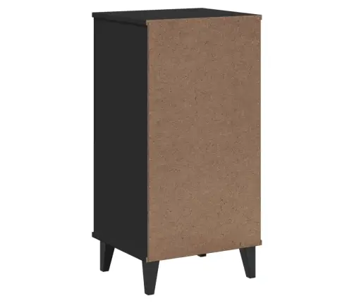 Naktsskapītis Viken, Melns, Inženierijas Koks Vidaxl