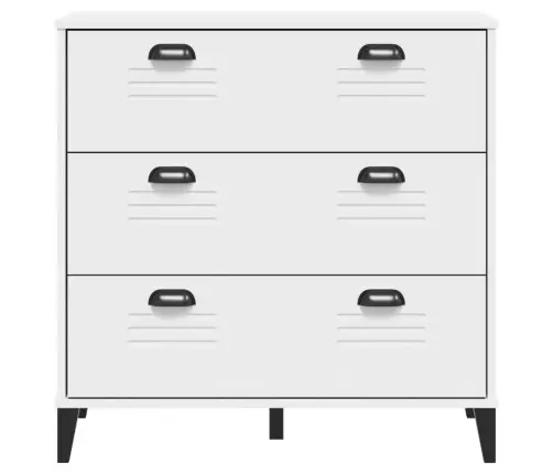 Spintelė Su Stalčiais Viken, Baltos Spalvos, Pušies Masyvas