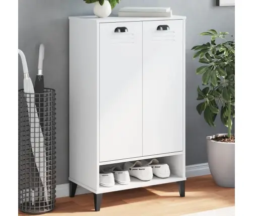 Apavu Skapītis Viken, Balts, Inženierijas Koks Vidaxl